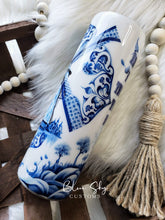 Load image into Gallery viewer, Delft Blue Windmill Tumbler