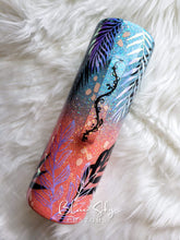 Load image into Gallery viewer, Tropical Leaves Ombre Tumbler