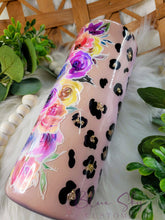Load image into Gallery viewer, Floral Leopard Ombre Tumbler