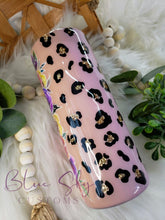 Load image into Gallery viewer, Floral Leopard Ombre Tumbler