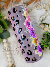 Load image into Gallery viewer, Floral Leopard Ombre Tumbler