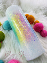 Load image into Gallery viewer, Rainbow Burst Glitter Tumbler