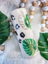 Load image into Gallery viewer, Monstera Leaf & Leopard Print Tumbler