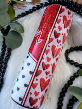 Load image into Gallery viewer, Love You More Hearts Split Tumbler