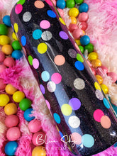 Load image into Gallery viewer, Polka Dots Glitter Tumbler