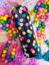 Load image into Gallery viewer, Polka Dots Glitter Tumbler