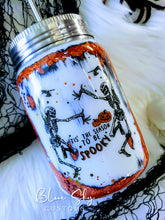 Load image into Gallery viewer, Spooky Season Distressed Glitter Tumbler