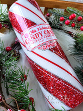 Load image into Gallery viewer, Candy Cane Glitter Tumbler