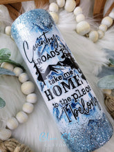 Load image into Gallery viewer, Country Roads Glitter Tumbler