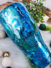 Load image into Gallery viewer, "The Siren" Abstract Mixed Media Tumbler