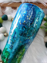 Load image into Gallery viewer, "The Siren" Abstract Mixed Media Tumbler