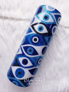 Evil Eye Burst Tumbler