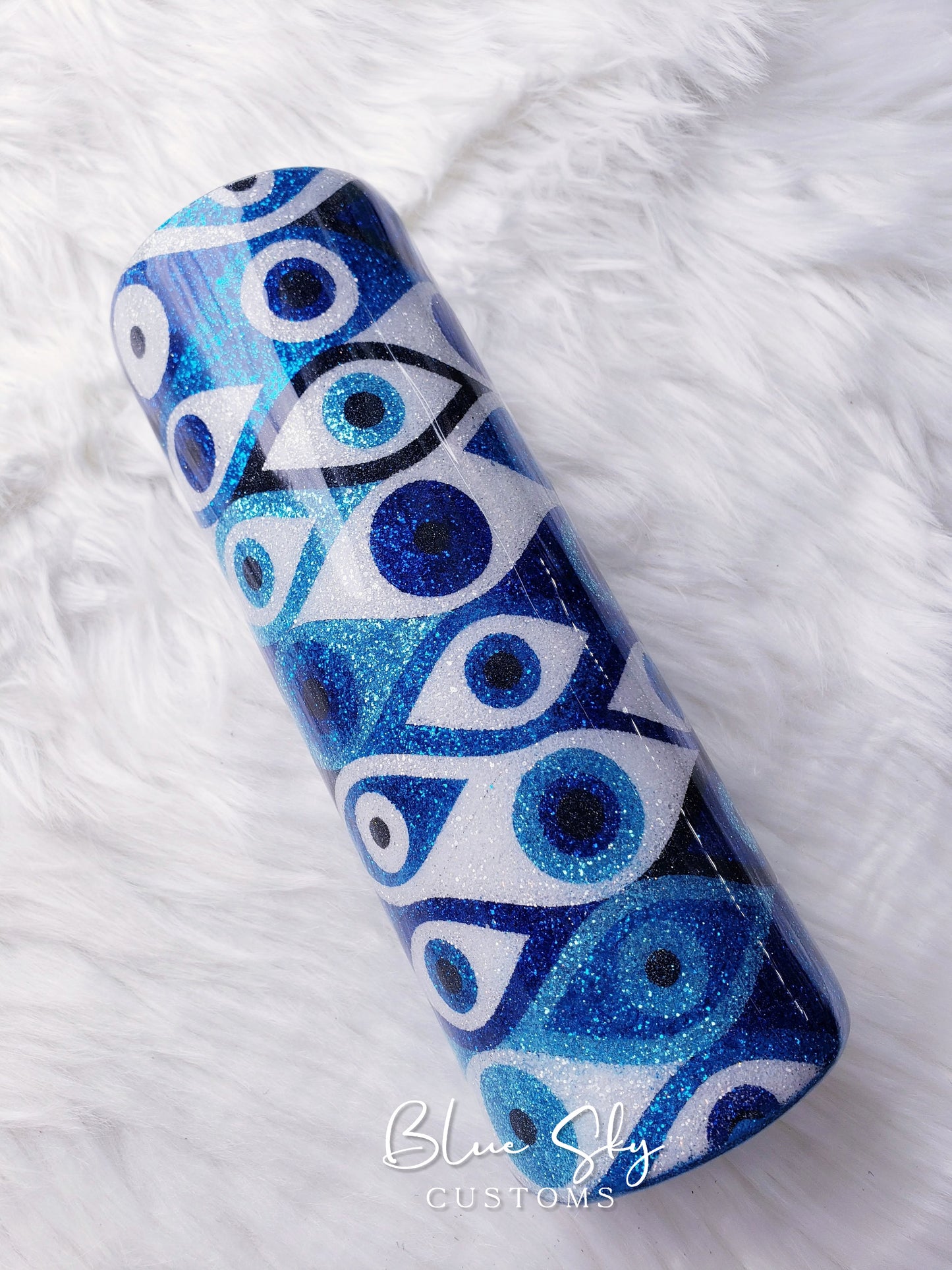 Evil Eye Burst Tumbler