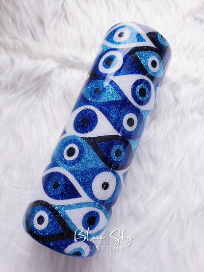 Evil Eye Burst Tumbler