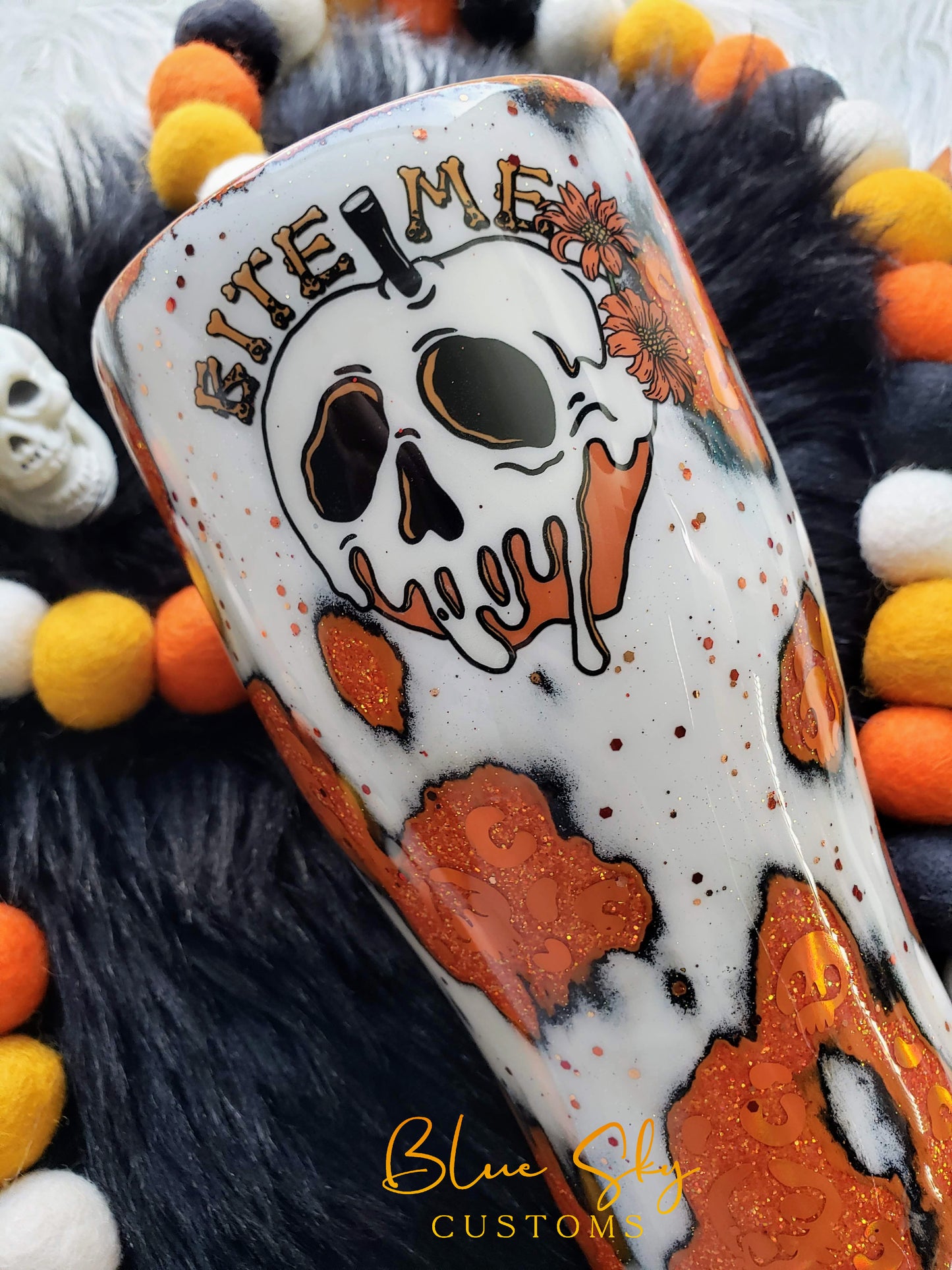 Bite Me Poison Apple Geode Tumbler