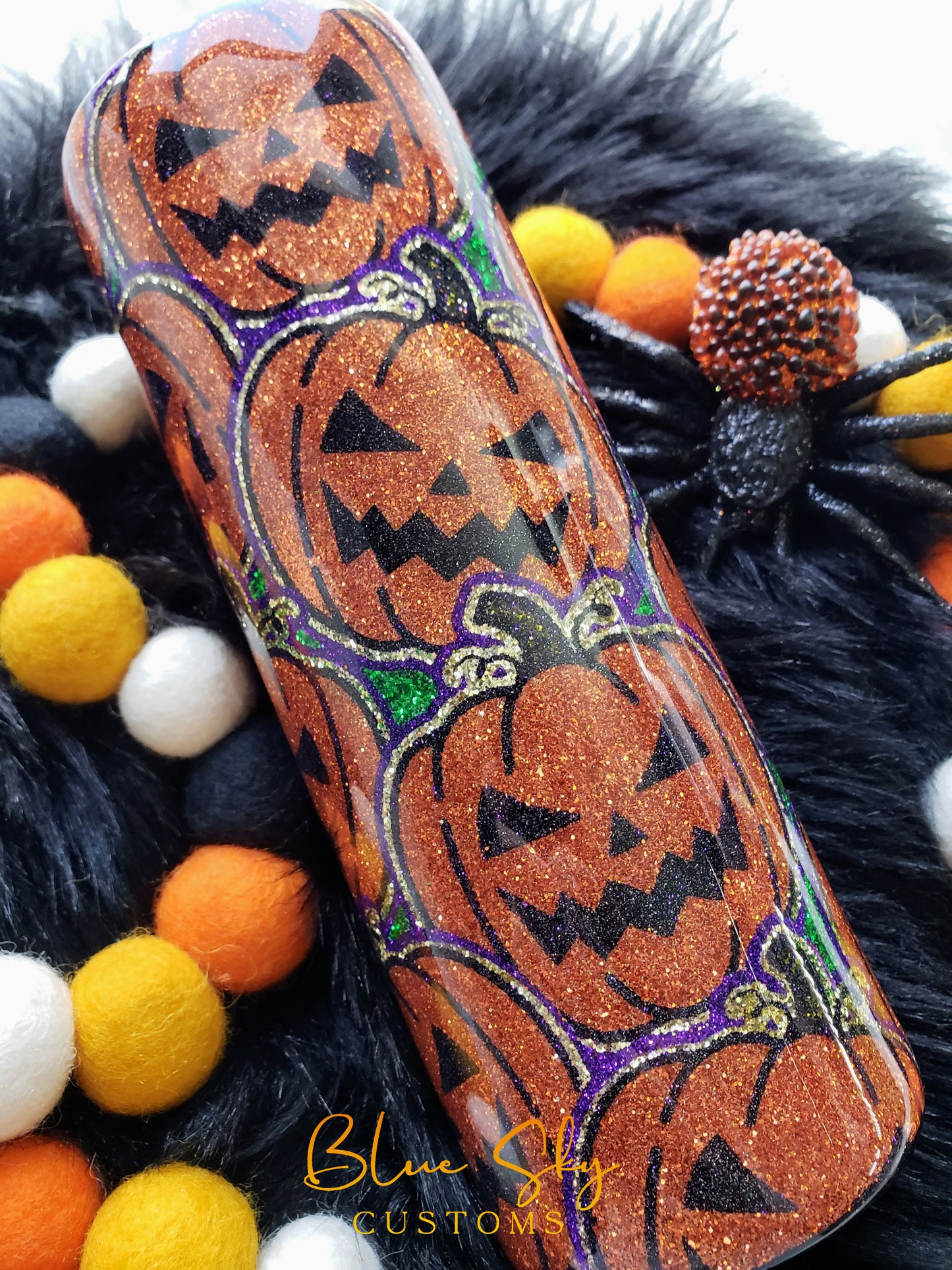 Jack-o'-Lantern Pumpkin Burst - 20oz Skinny