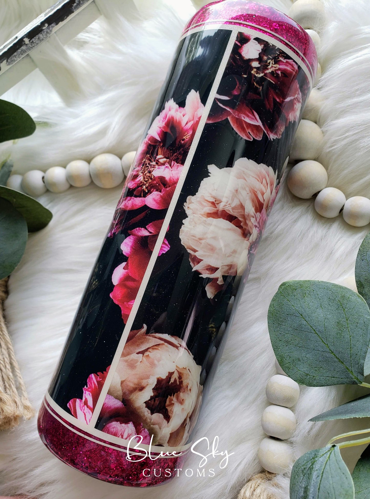 More Self Love Coveted Florals Tumbler - 30oz Skinny