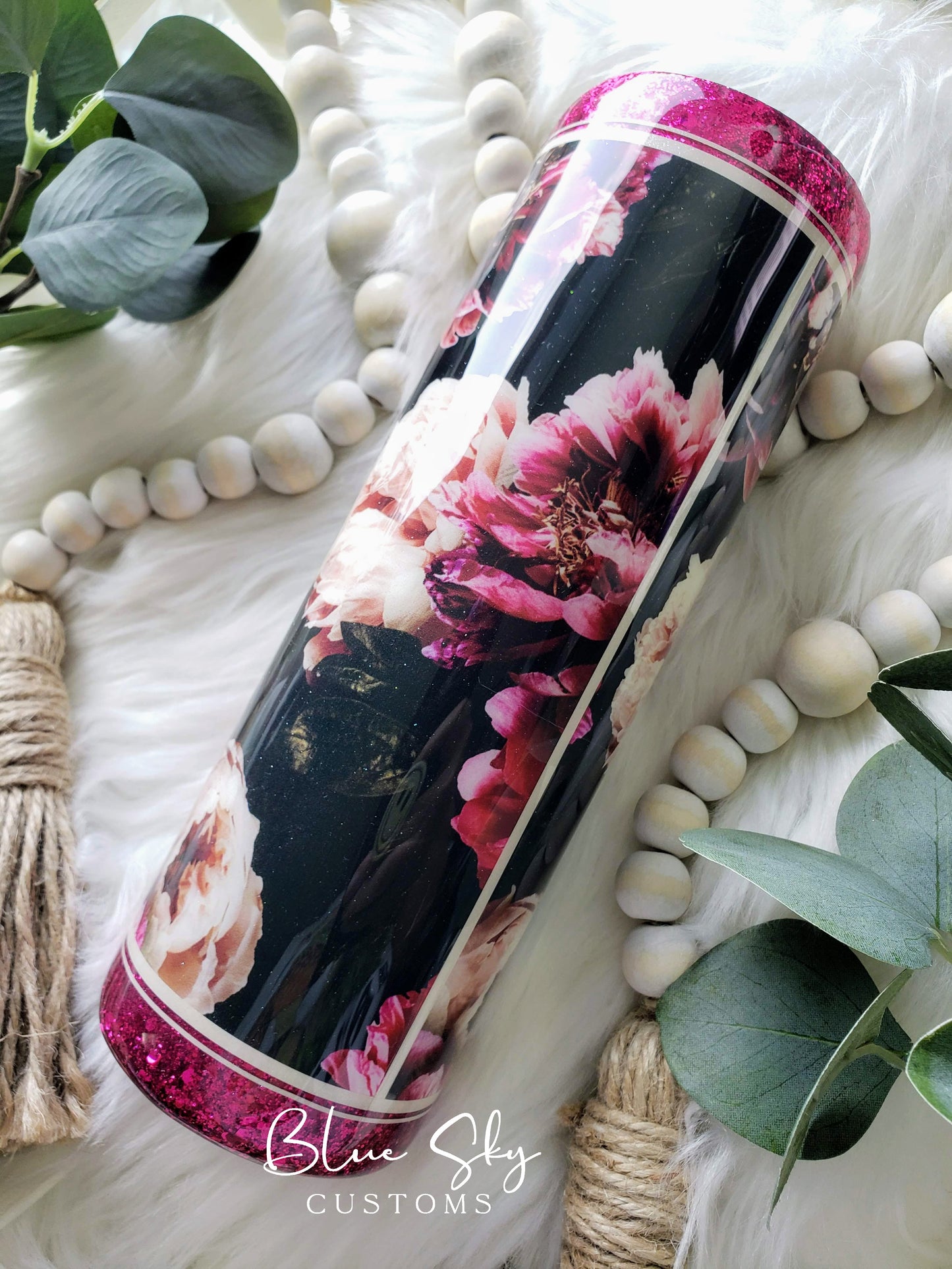 More Self Love Coveted Florals Tumbler - 30oz Skinny