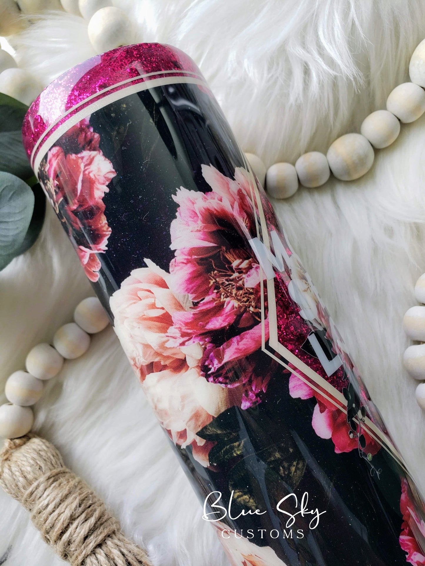 More Self Love Coveted Florals Tumbler - 30oz Skinny