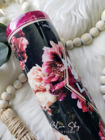 More Self Love Coveted Florals Tumbler - 30oz Skinny