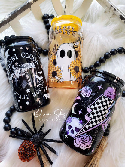 Spooky Season Collection - 16oz Glass Can