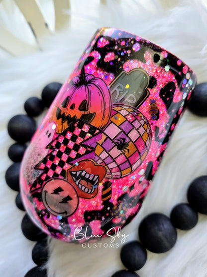 Halloween Party Cup - 12oz Wine Tumbler