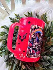 IDGAF Tarot - 17oz Neon Glass Mug