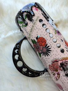 Bewitched - 30oz Skinny Moon Phases Handle