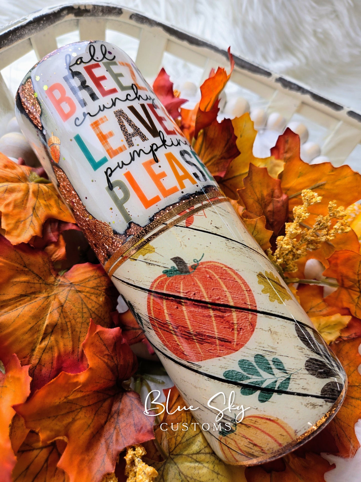 Fall Breeze Distressed - 20oz Skinny