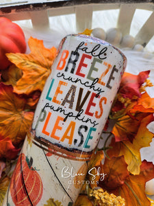 Fall Breeze Distressed - 20oz Skinny