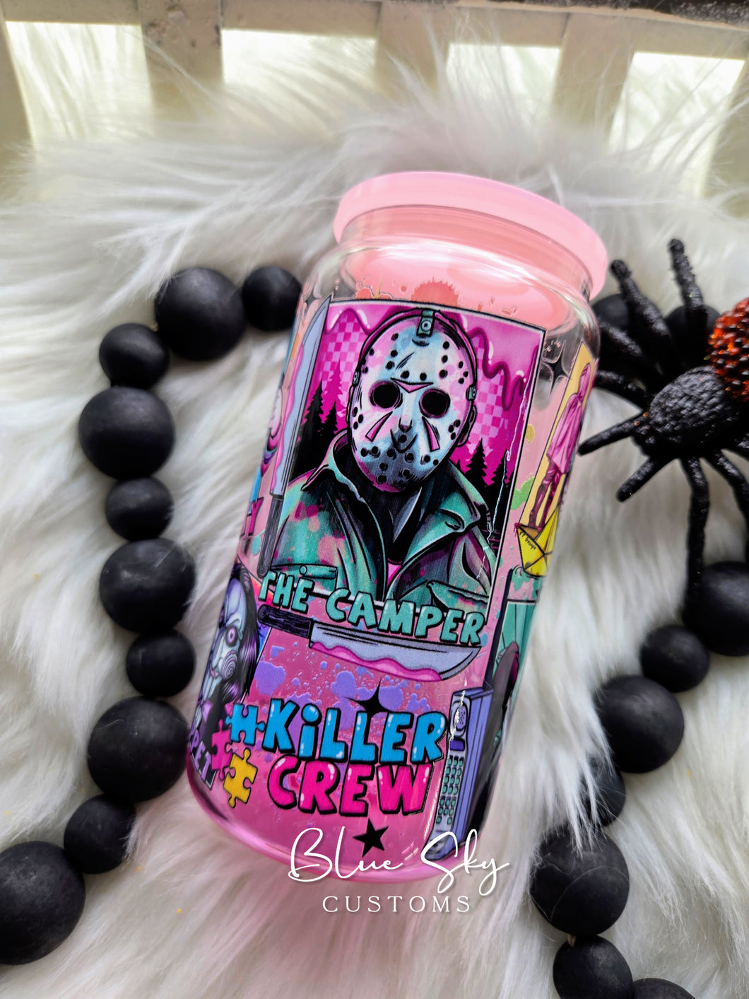 Killer Crew - 16oz Ombré Jelly Glass Can