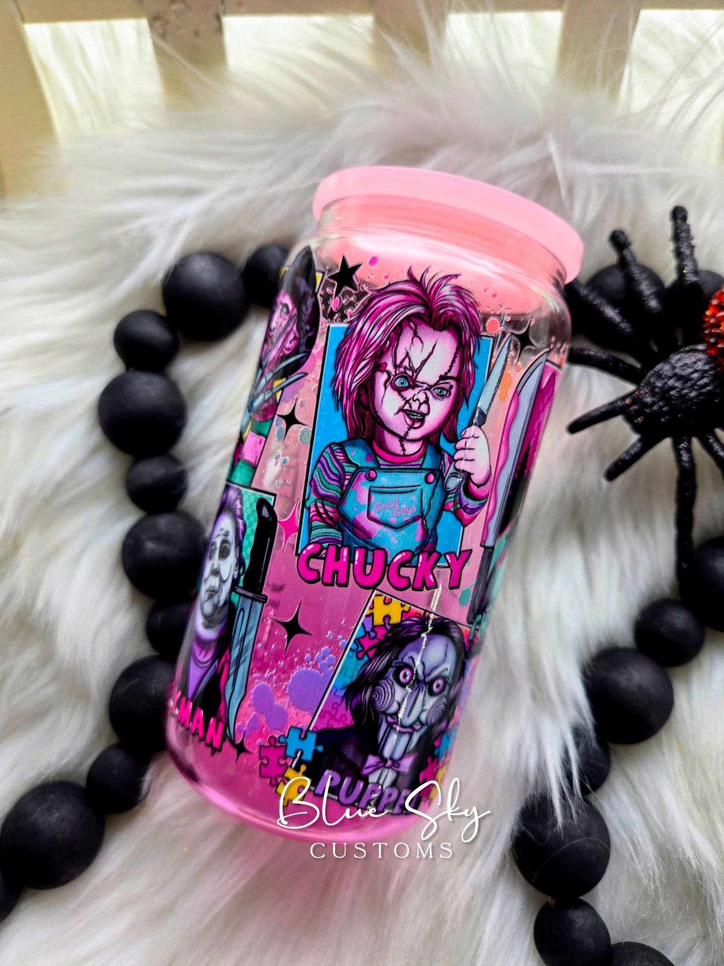 Killer Crew - 16oz Ombré Jelly Glass Can