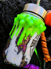 Load image into Gallery viewer, Sanderson Witches Brew - 17oz Mason Jar (3D Glow)
