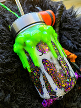 Load image into Gallery viewer, Sanderson Witches Brew - 17oz Mason Jar (3D Glow)
