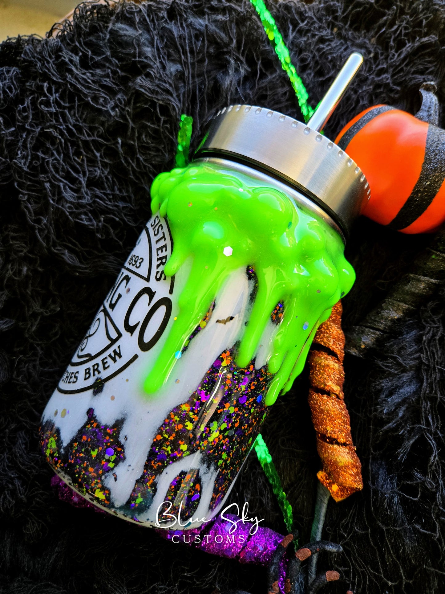 Sanderson Witches Brew - 17oz Mason Jar (3D Glow)
