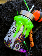 Load image into Gallery viewer, Sanderson Witches Brew - 17oz Mason Jar (3D Glow)
