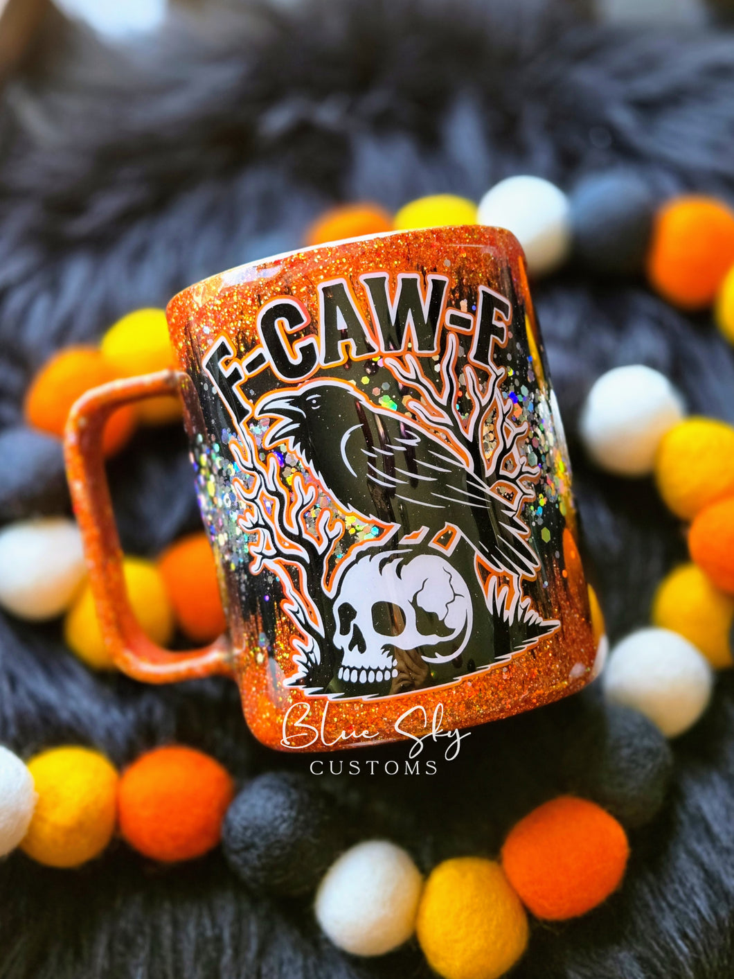 F-CAW-F Crow - 12oz Coffee Cup