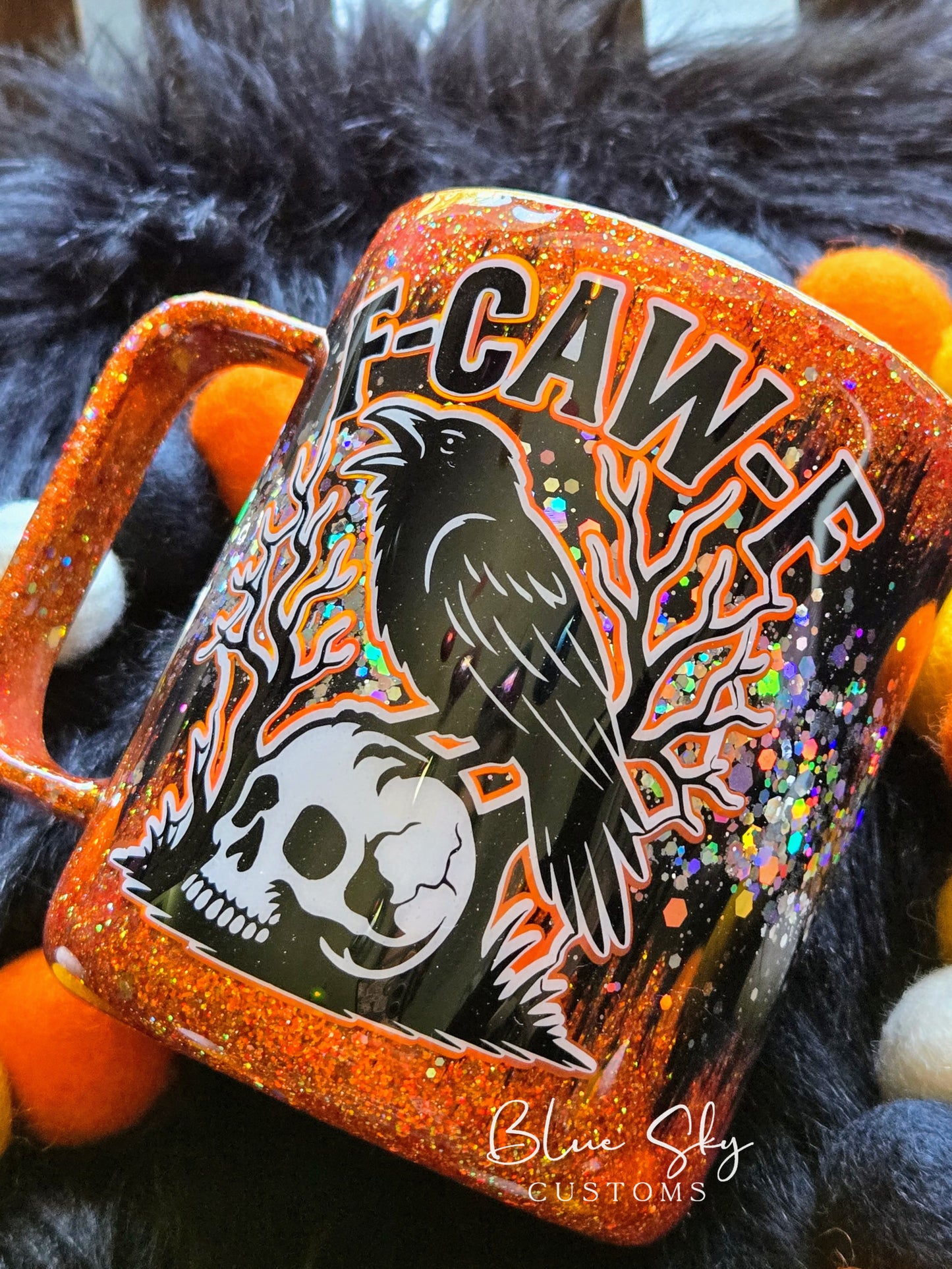 F-CAW-F Crow - 12oz Coffee Cup