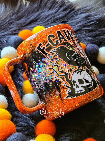 F-CAW-F Crow - 12oz Coffee Cup