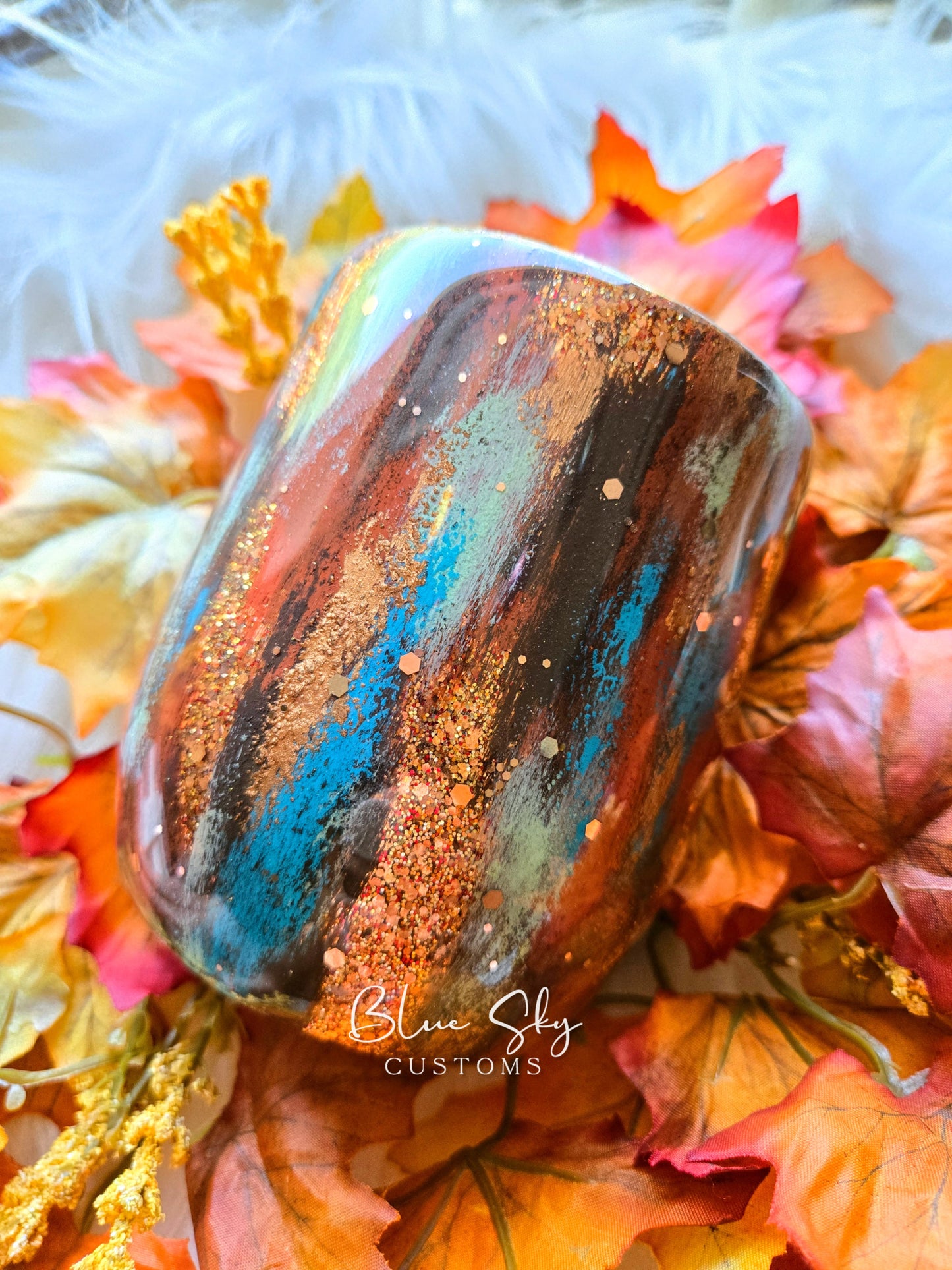 It's Fall Y'all Patina - 12oz Wine Glass