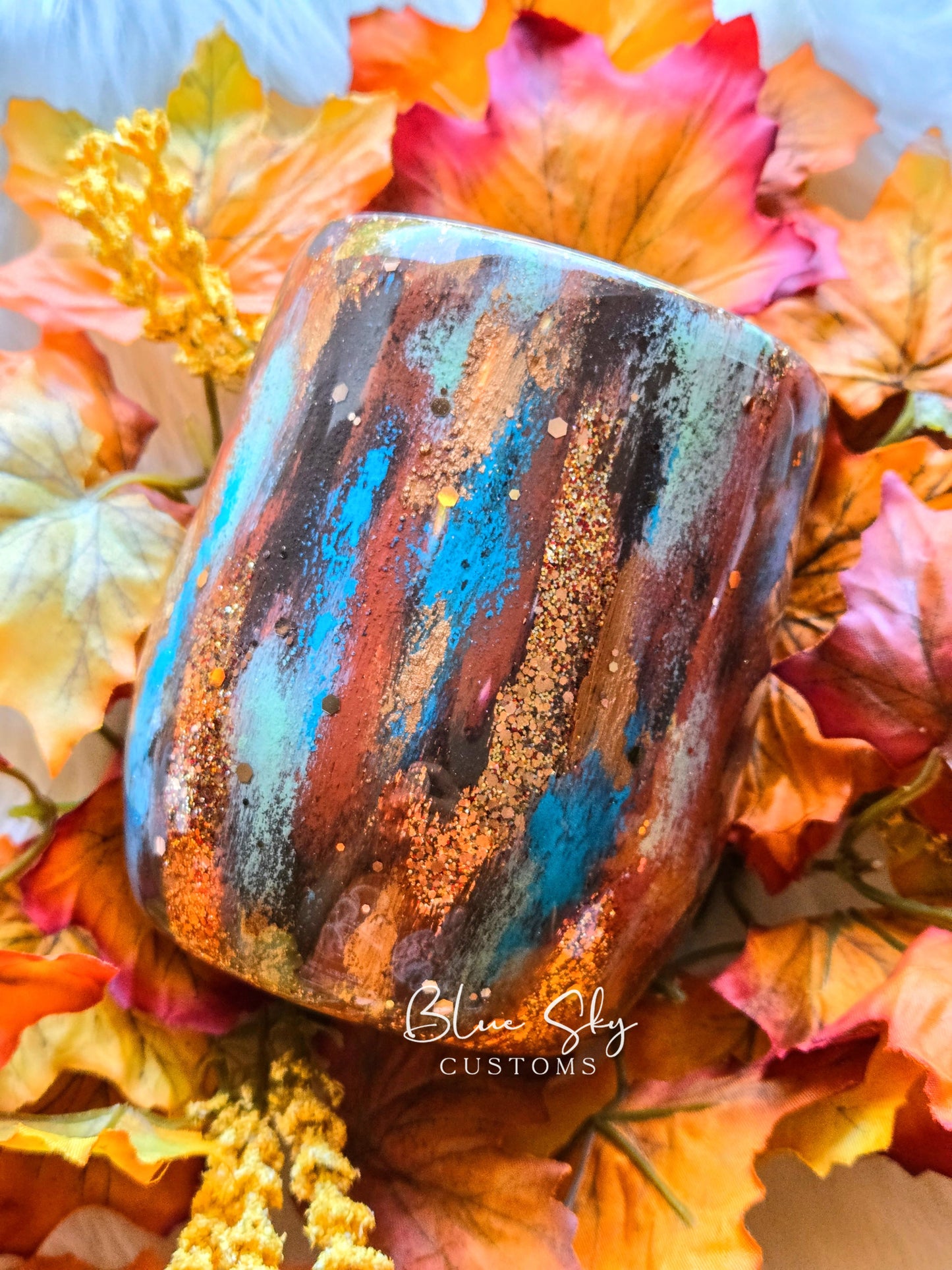 It's Fall Y'all Patina - 12oz Wine Glass