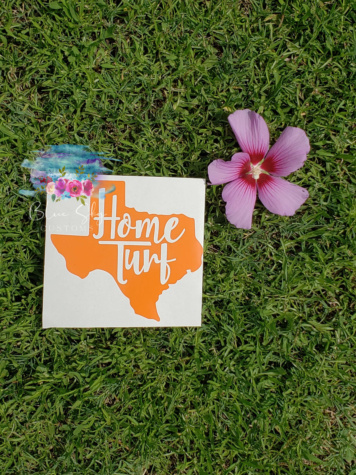 Texas Home Turf Decal