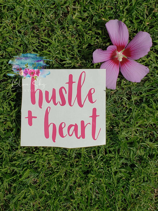 Hustle + Heart Decal