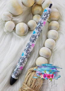 Heart Burst Glitter Pen