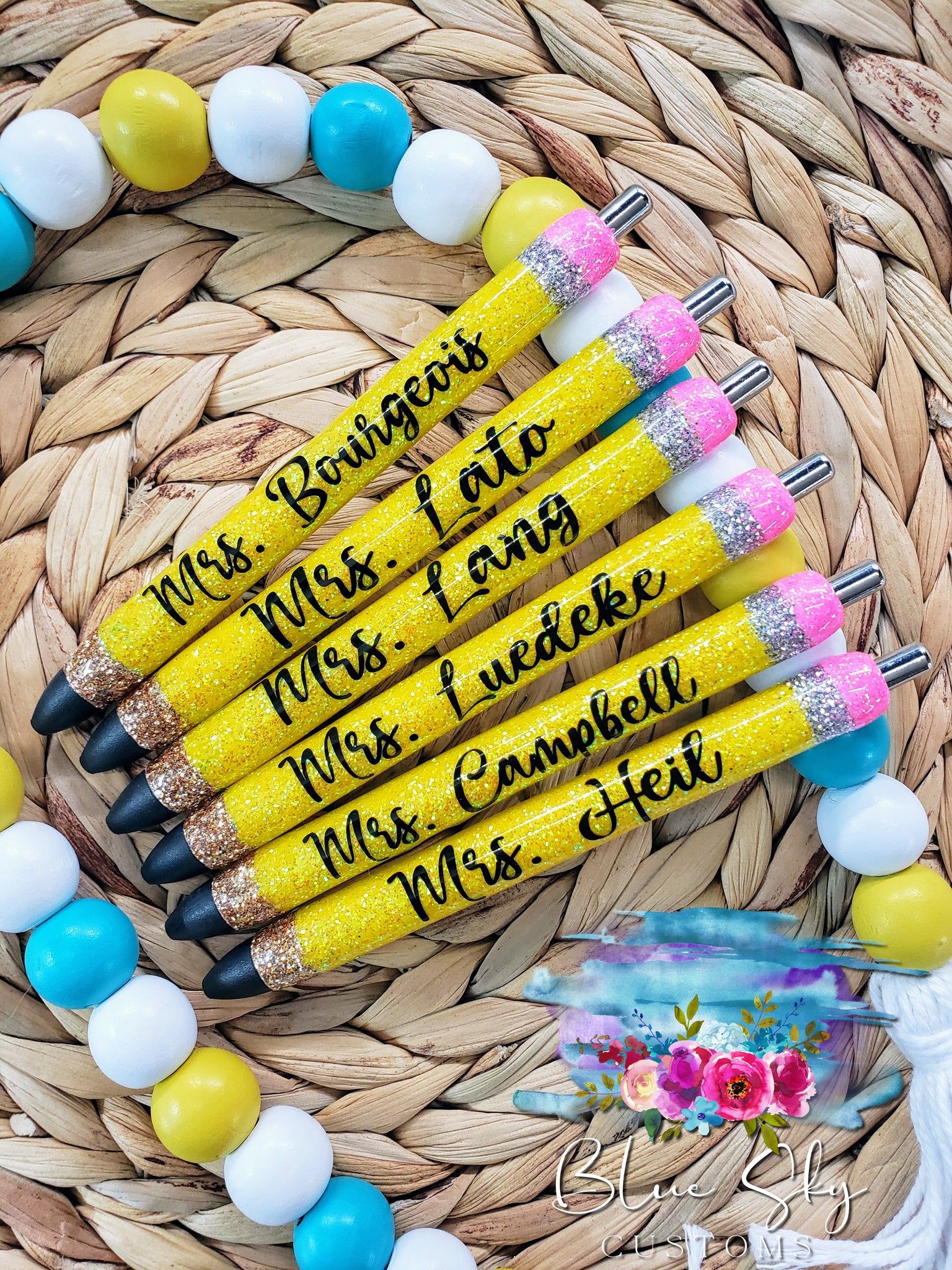 Non-glitter Pens Panther Pens School Theme Pens Teacher Gifts