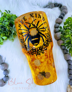 Bee Kind Honeycomb Tumbler