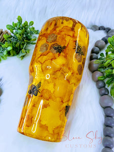 Bee Kind Honeycomb Tumbler