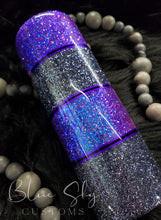 Load image into Gallery viewer, Simple Stripes Glitter Tumbler
