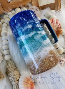 Starry Night Sky Beach Tumbler