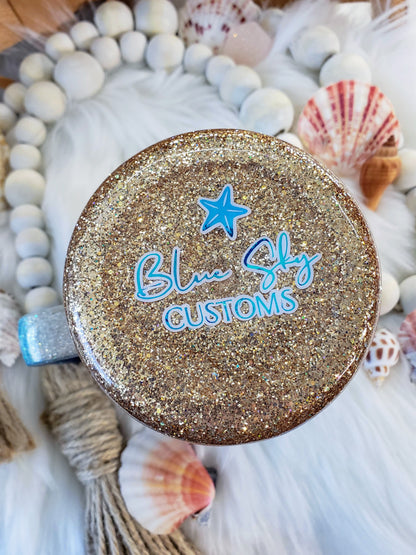 Starry Night Sky Beach Tumbler